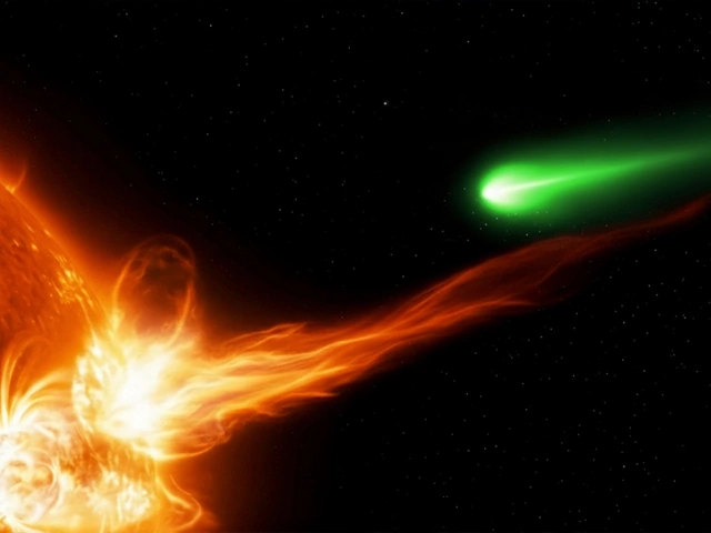 Cometa SWAN sofre impacto de vento solar enquanto visita o Sistema Solar