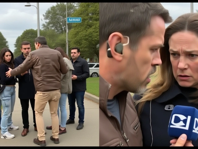 Repórter da Band empurra jornalista da Record ao vivo em Alumínio