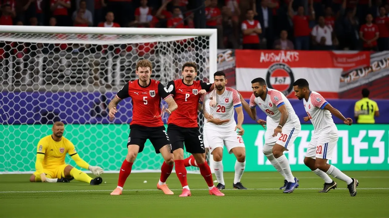 Áustria vence Jordânia por 3-1 com Arnautovic no Mundial 2026
